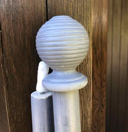 Photo of free Grey curtain pole in 2 parts (Marton) #2
