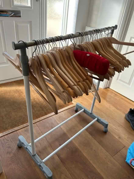 Photo of free Clothes horse movable has wheels (KT13) #2