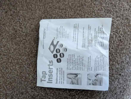 Photo of free Water saving tap inserts (Loughborough LE11) #1