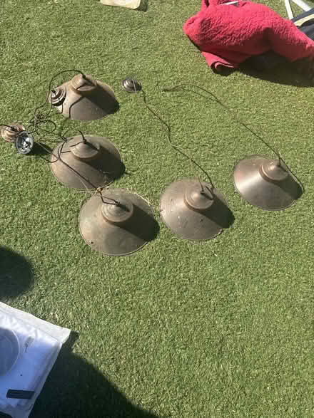Photo of free Brass lamp shades (CM23) #2