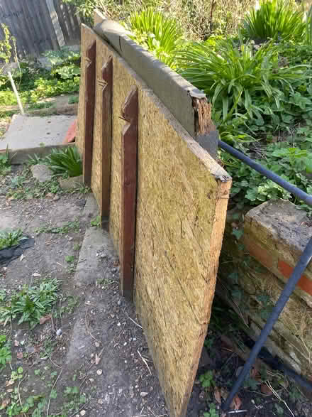 Photo of free 2 panels of wood- was a shed roof (Swanley BR8) #1