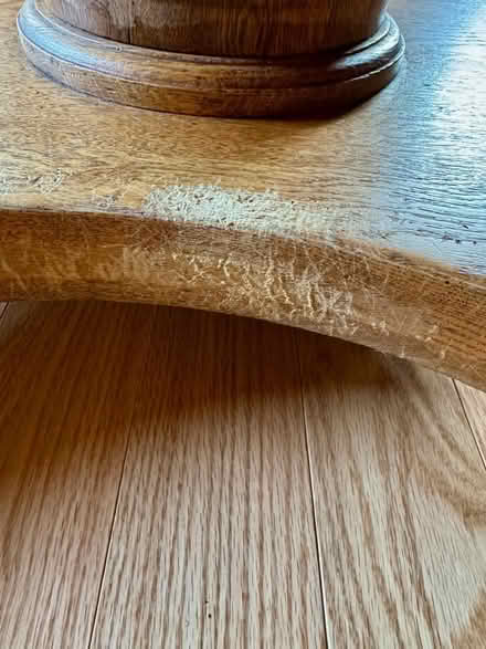 Photo of free Oak round coffee table (Fremont west side) #3