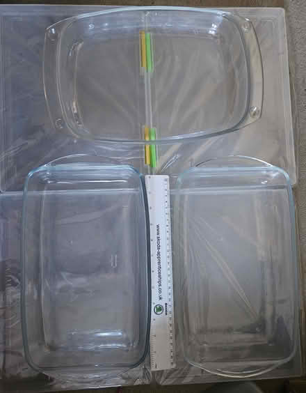 Photo of free Three shallow glass oven dishes (Oakridge Park MK14) #1