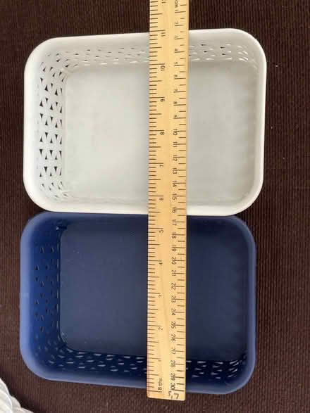 Photo of free 2 x plastic storage baskets (Ruislip HA4) #2