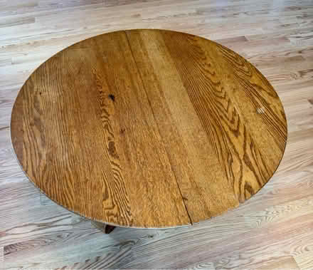 Photo of free Oak round coffee table (Fremont west side) #2