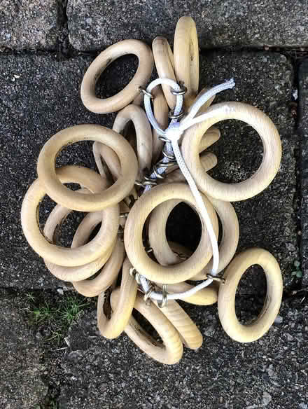 Photo of free Grey curtain pole in 2 parts (Marton) #3