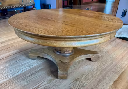 Photo of free Oak round coffee table (Fremont west side) #1
