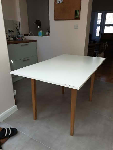 Photo of free White rectangle table (Upton park, E6) #1