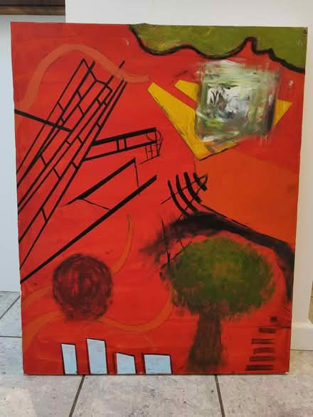 Photo of free Abstract art work on canvas (Maidenhead) #1
