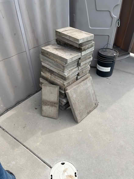 Photo of free Concrete pavers/stepping stones (Ripon) #1