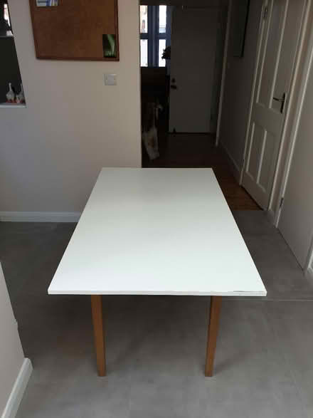 Photo of free White rectangle table (Upton park, E6) #2