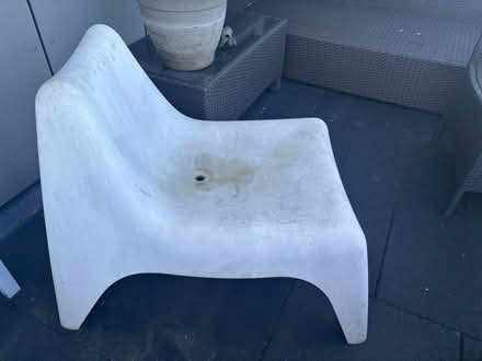 Photo of free IKEA white plastic chair (Croydon CR7) #1