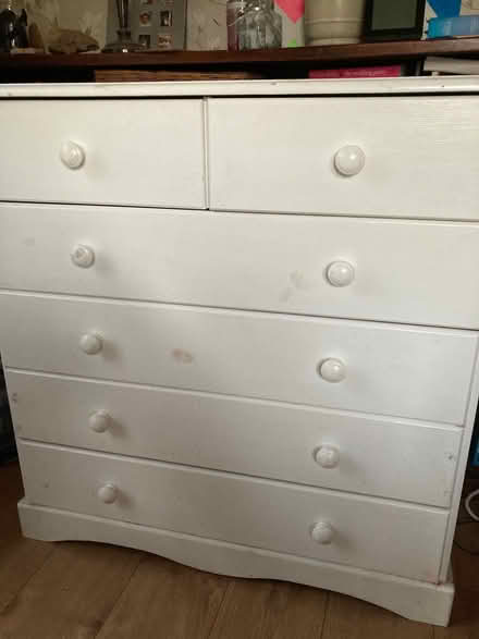 Photo of free Up Hatherley, White chest of drawers (Up Hatherley GL51) #1