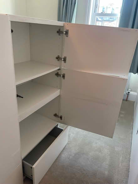 Photo of free BESTA Ikea Storage cupboard 130 (h) x 120 (l) x 42cms (d) (Fulham Palace Rd W6) #3