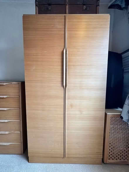 Photo of free Cool mid-century modern / 70s wood & veneer bedroom furnitur (Whoberley CV5) #3