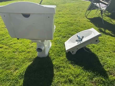 Photo of free Toilet and sink (Hampton TW12) #1