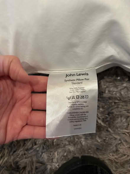 Photo of free John Lewis pillow (KT13) #1