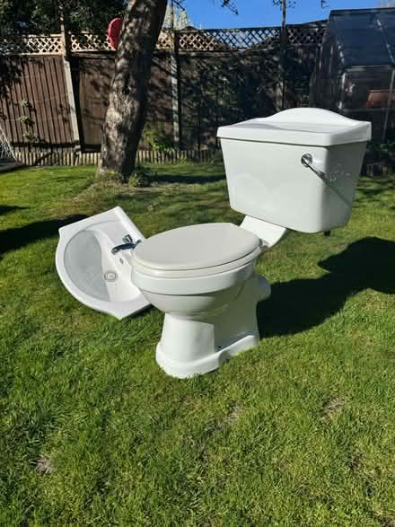 Photo of free Toilet and sink (Hampton TW12) #4
