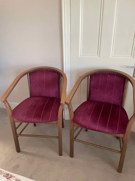 Photo of free 2x Parlour Chairs (Kilbarchan) #1