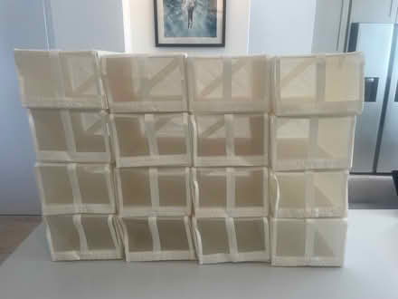 Photo of free 16 x Ikea SKUBB Shoe box, white, 22x34x16 cm (Fulham Palace Rd W6) #2