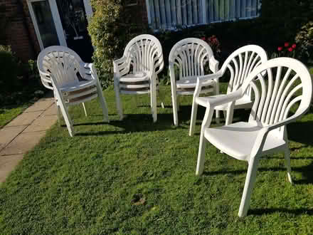 Photo of free Stacking Garden Chairs (St Michaels TN30) #1