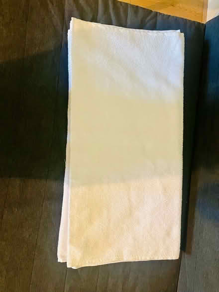 Photo of free 3 White bath towels-Full size (B91) #1