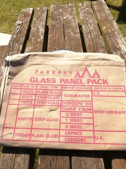 Photo of free Glass panel for Parkray stove (Wicklewood NR18) #1