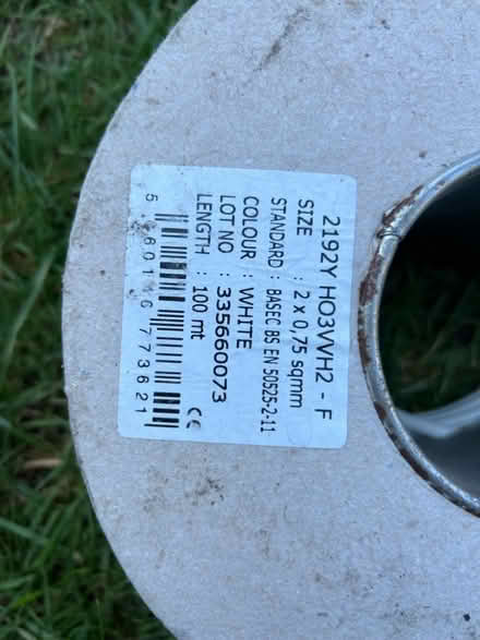 Photo of free 2 x Half rolls of two core cable (SM4, Morden) #1