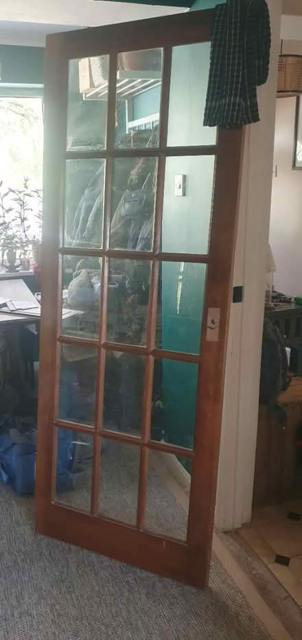 Photo of free 2 x wooden doors (Letchworth SG6) #2