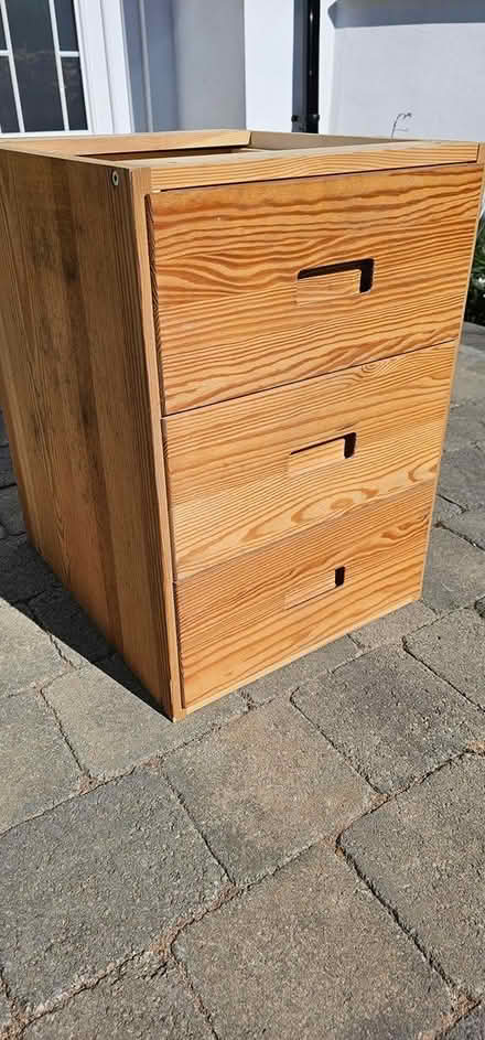 Photo of free Pine Three Drawer Cupboard (Rickmansworth WD3) #1