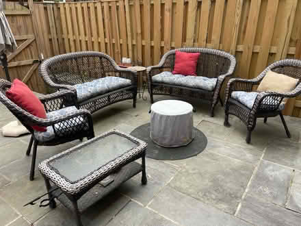 Photo of free Plastic Patio Furniture (Rosslyn) #1