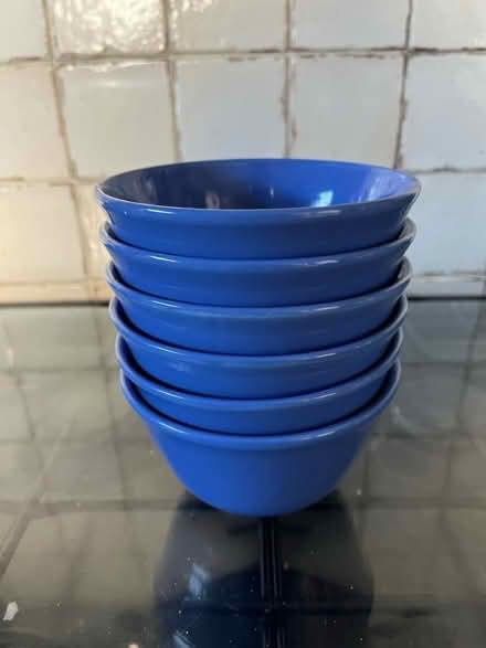 Photo of free 6 small blue dessert bowls (Bromley BR2) #1