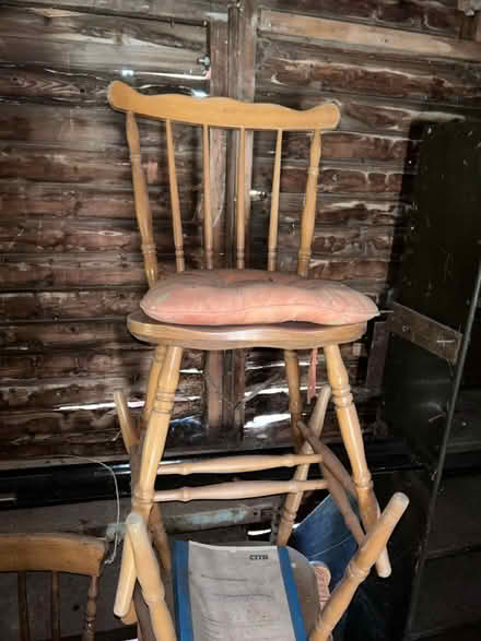 Photo of free 3 farmhouse style chairs (Lower Stondon) #1