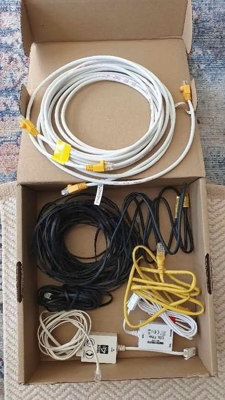 Photo of free Phone + ethernet cables (Fenlake MK42) #1