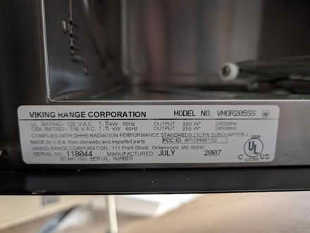 Photo of free Above Stove Microwave (Darien) #4