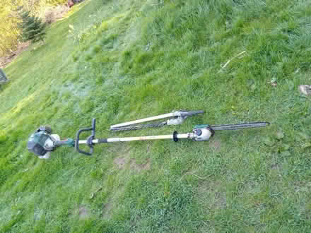 Photo of free Parkside chainsaw and hedge trimmer (BA2) #1