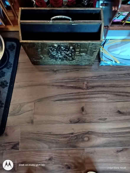 Photo of free brass magazine rack (Drylaw EH4) #1