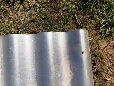Photo of free 3 sheets of lightweight galvanized corrugated steel (Fishbourne PO19) #3