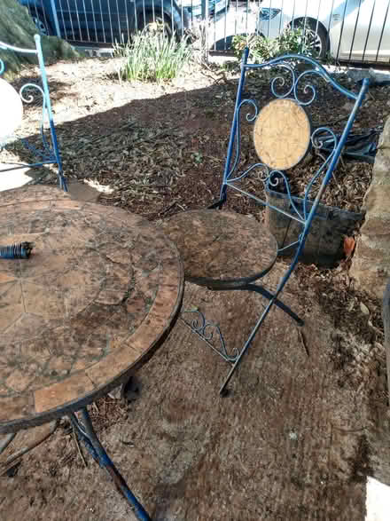 Photo of free Garden Chairs and Table (Plainmoor TQ1) #2