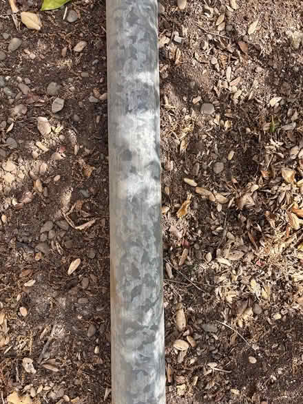 Photo of free Metal tubing 4" wide by 9 ft. long (near De Anza College) #1