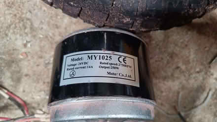 Photo of free 12 1/2 inch wheels and DC motors (St Annes BS4) #2