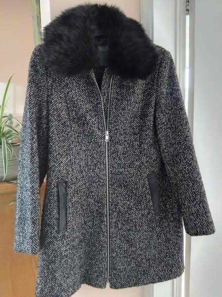 Photo of free Black tweed coat (Hollin Estate Middleton M24) #1