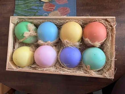 Photo of free Large Easter eggs and basket (Finksburg - Carroll County) #1