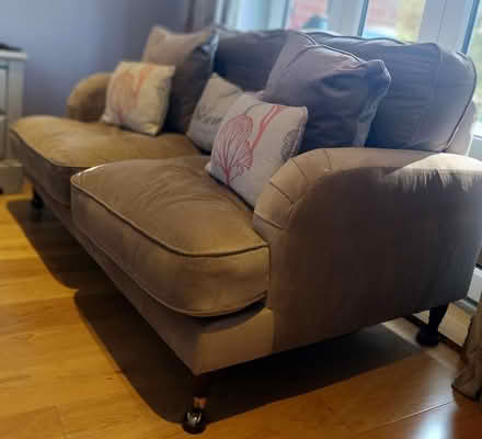 Photo of free Sturdy 2 seater sofa - upcycle op (Cr6) #1