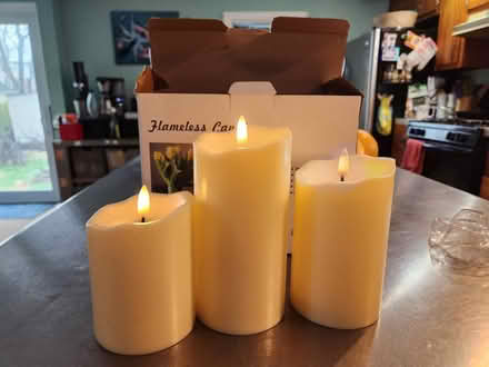 Photo of free Faux candles - new with remote (Bloomfield, NJ) #1