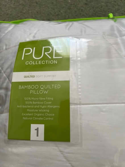 Photo of free Pillow, Bamboo, unused (Bookham KT23.) #2