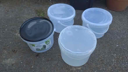 Photo of free Plastic storage tubs with lids (Highworth SN6) #2