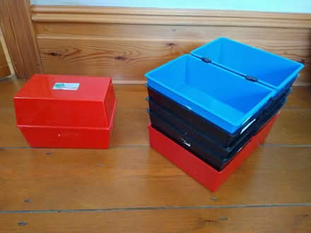 Photo of free 6"x4" index card boxes x6 (Palmers Green N13) #1