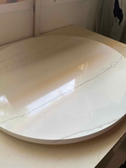 Photo of free 20” Marble Lazy-Susan (SLO Johnson Ave & Laurel Lane) #1