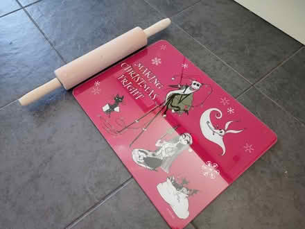 Photo of free Tabletop ans rolling pin (Wheatley) #1